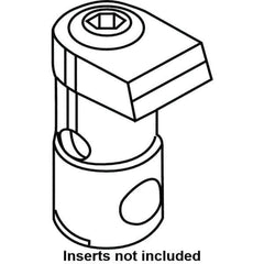 Kennametal - Indexable Adjusting Element - Compatible with 4.91003L133, 4.91003R133, 4.91204L133, 4.91204R133, 4.91604L133, 4.91604R133 - Apex Tool & Supply