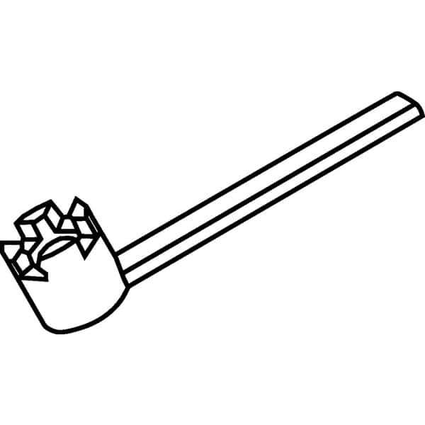 Kennametal - Lock Screw Wrench for Indexable Shell Mills - Shell Mill Adapter Compatible, CM-HSK, SM-HSK Toolholder Style Compatibility - Apex Tool & Supply