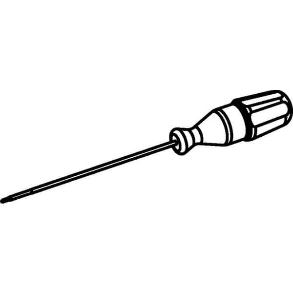 Kennametal - T6 Torx Drive, Driver for Indexable Modular Drills - Compatible with Lock Screws - Apex Tool & Supply