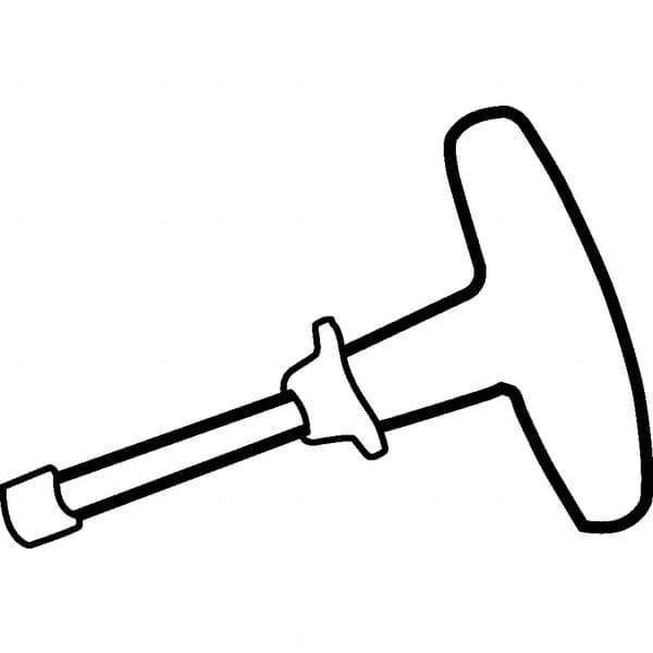 Kennametal - TP27 Torx Plus Drive, T Handle Driver for Indexable Tools - Apex Tool & Supply
