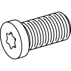 Kennametal - Hex Socket for Indexables - M6x1 Thread, For Use with Shims - Apex Tool & Supply