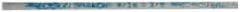 Precision Brand - 12" Long x 3/8" High x 5/16" Wide, Zinc-Plated Key Stock - Low Carbon Steel - Apex Tool & Supply