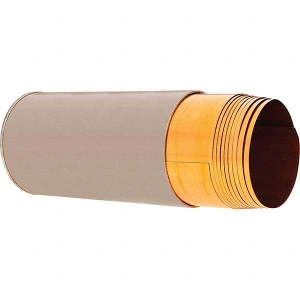 Precision Brand - 100 Inch Long x 6 Inch Wide x 0.01 Inch Thick, Roll Shim Stock - Copper - Apex Tool & Supply