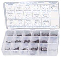 Precision Brand - Key & Keyway Assortments Type: Woodruff Keys Number of Pieces: 66 - Apex Tool & Supply