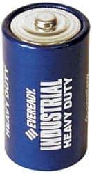 Energizer - Size D, Carbon Zinc, 12 Pack, Standard Battery - 1.5 Volts, Flat Terminal, R20, ANSI, IEC Regulated - Apex Tool & Supply