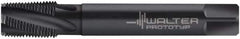 Walter-Prototyp - 1/4-18 NPTF, 15° Helix, 4 Flutes, Modified Bottoming Chamfer, Oxide Finish, Cobalt, Spiral Flute Pipe Tap - Right Hand Flute, 9/16" Shank Diam, 0.787" Thread Length, 7/16" Square Size, Series A264602 - Apex Tool & Supply