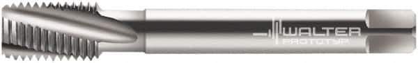 Walter-Prototyp - M24x3.00 Metric 4 Flute 6H Modified Bottoming Spiral Flute Tap - Cobalt, Bright Finish, 160mm OAL, Right Hand Flute, Right Hand Thread, Series 20460 - Apex Tool & Supply