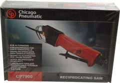 Chicago Pneumatic - 10,000 Strokes per Minute, 3/8 Inch Stroke Length, 5.5 CFM Air Reciprocating Saw - 3 Blades, 6.2 Bar Air Pressure, 3/8 Inch Inlet - Apex Tool & Supply