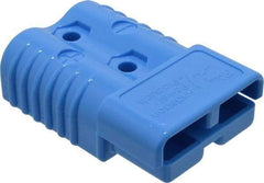 Made in USA - 1/0 AWG, 600 V, 175 A, Battery Connector - Blue - Apex Tool & Supply