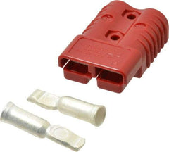Made in USA - 1/0 AWG, 600 V, 175 A, Battery Connector - Red - Apex Tool & Supply