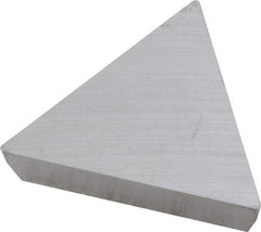 Kennametal - TPG431 Grade K68 Carbide Turning Insert - Uncoated, 60° Triangle, 1/2" Inscr Circle, 3/16" Thick, 1/64" Corner Radius - Apex Tool & Supply