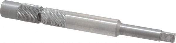 Made in USA - 7/16 Inch Tap, 5 Inch Overall Length, 1/2 Inch Max Diameter, Tap Extension - 0.323 Inch Tap Shank Diameter, 0.323 Inch Extension Shank Diameter, 0.242 Inch Extension Square Size, 1-1/16 Inch Tap Depth, Tool Steel - Apex Tool & Supply