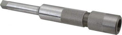 Made in USA - 1/8 Pipe Inch Tap, 6 Inch Overall Length, 3/4 Inch Max Diameter, Tap Extension - 7/16 Inch Tap Shank Diameter, 7/16 Inch Extension Shank Diameter, 0.328 Inch Extension Square Size, 1 Inch Tap Depth, Tool Steel - Apex Tool & Supply