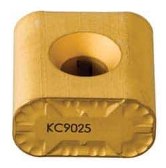 Kennametal - LNUX191940 S-WT5 Grade KC9025 Carbide Turning Insert - Al2O3/TiN Finish, 90° Rectangle, 10mm Thick, 5/32" Corner Radius - Apex Tool & Supply