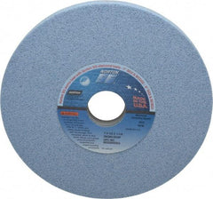 Norton - 7" Diam x 1-1/4" Hole x 1/2" Thick, G Hardness, 60 Grit Surface Grinding Wheel - Ceramic, Type 1, Medium Grade, 3,600 Max RPM, Vitrified Bond, No Recess - Apex Tool & Supply