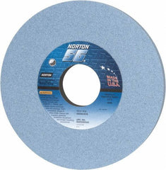 Norton - 12" Diam x 3" Hole x 1" Thick, K Hardness, 60 Grit Surface Grinding Wheel - Ceramic, Type 1, Medium Grade, 2,070 Max RPM, Vitrified Bond, No Recess - Apex Tool & Supply