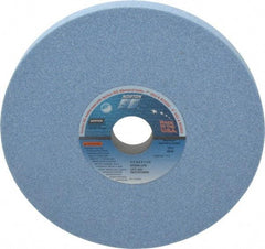 Norton - 8" Diam x 1-1/4" Hole x 3/4" Thick, J Hardness, 46 Grit Surface Grinding Wheel - Ceramic, Type 1, Coarse Grade, 3,600 Max RPM, Vitrified Bond, No Recess - Apex Tool & Supply