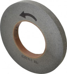 Norton - 10" Diam, 1" Face Width, 5" Center Hole, Fine Grade, Silicon Carbide Deburring Wheel - Convolute, Hard Density 8 Grade, 2,500 RPM - Apex Tool & Supply