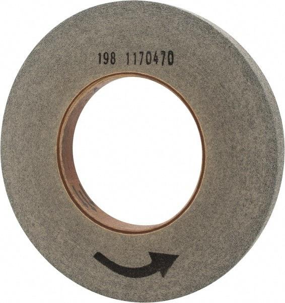 Norton - 10" Diam, 1" Face Width, 5" Center Hole, Fine Grade, Silicon Carbide Deburring Wheel - Convolute, Hard Density 9 Grade, 2,500 RPM - Apex Tool & Supply