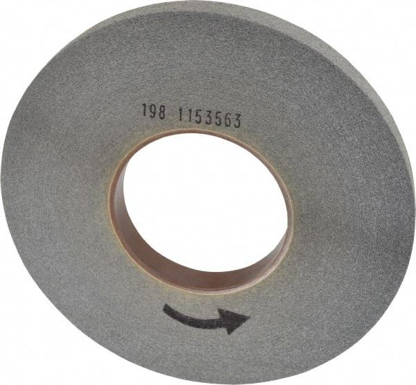 Norton - 12" Diam, 1" Face Width, 5" Center Hole, Fine Grade, Silicon Carbide Deburring Wheel - Convolute, Hard Density 8 Grade, 2,500 RPM - Apex Tool & Supply