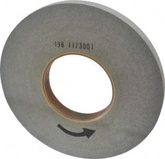 Norton - 12" Diam, 1" Face Width, 5" Center Hole, Fine Grade, Silicon Carbide Deburring Wheel - Convolute, Hard Density 9 Grade, 2,500 RPM - Apex Tool & Supply