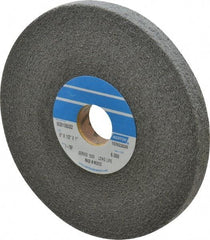 Norton - 6" Diam, 1/2" Face Width, 1" Center Hole, Fine Grade, Silicon Carbide Deburring Wheel - Convolute, Hard Density 7 Grade, 4,500 RPM - Apex Tool & Supply