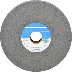 Norton - 6" Diam, 1" Face Width, 1" Center Hole, Fine Grade, Silicon Carbide Deburring Wheel - Convolute, Hard Density 9 Grade, 4,500 RPM - Apex Tool & Supply