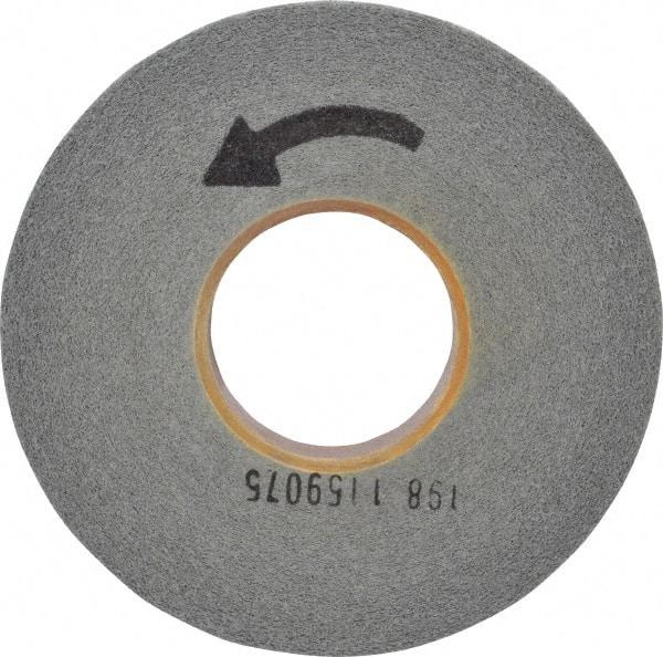 Norton - 8" Diam, 1" Face Width, 3" Center Hole, Fine Grade, Silicon Carbide Deburring Wheel - Convolute, Hard Density 7 Grade, 3,650 RPM - Apex Tool & Supply