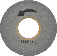 Norton - 8" Diam, 1" Face Width, 3" Center Hole, Fine Grade, Silicon Carbide Deburring Wheel - Convolute, Hard Density 7 Grade, 3,650 RPM - Apex Tool & Supply