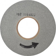 Norton - 8" Diam, 1" Face Width, 3" Center Hole, Medium Grade, Silicon Carbide Deburring Wheel - Convolute, Hard Density 9 Grade, 3,650 RPM - Apex Tool & Supply