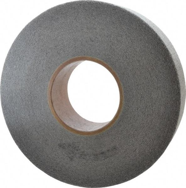 Norton - 8" Diam, 2" Face Width, 3" Center Hole, Medium Grade, Silicon Carbide Deburring Wheel - Convolute, Hard Density 7 Grade, 3,650 RPM - Apex Tool & Supply