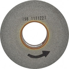 Norton - 8" Diam, 2" Face Width, 3" Center Hole, Fine Grade, Silicon Carbide Deburring Wheel - Convolute, Hard Density 8 Grade, 3,650 RPM - Apex Tool & Supply