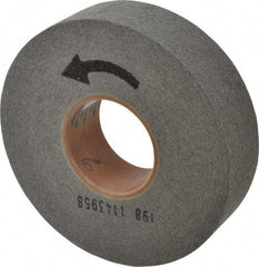Norton - 8" Diam, 2" Face Width, 3" Center Hole, Fine Grade, Silicon Carbide Deburring Wheel - Convolute, Hard Density 9 Grade, 3,650 RPM - Apex Tool & Supply