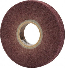 Norton - 6" Diam 220 Grit Aluminum Oxide Unmounted Flap Wheel - 2" Hole, 1" Wide, Density 5, Nonwoven, Grade Fine, 3,000 Max RPM - Apex Tool & Supply