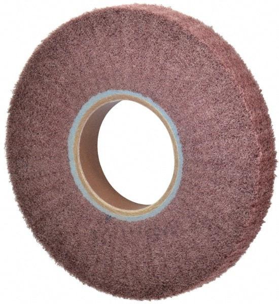 Norton - 8" Diam 220 Grit Aluminum Oxide Unmounted Flap Wheel - 3" Hole, 2" Wide, Density 5, Nonwoven, Grade Fine, 2,500 Max RPM - Apex Tool & Supply