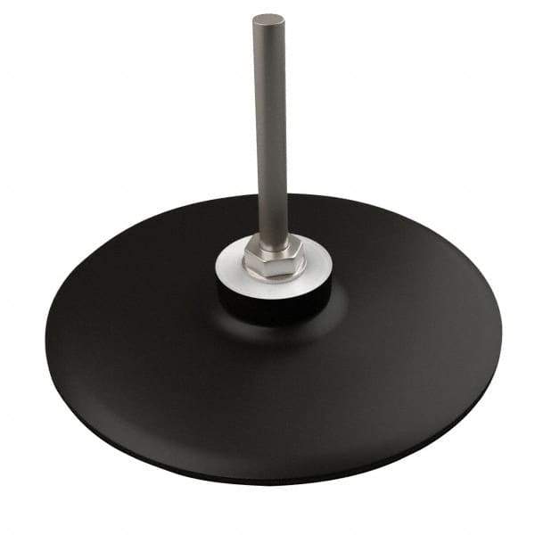 Norton - 4" Diam Quick-Change Type R Disc Backing Pad - 1/4" Shank Diam, Medium Density, 12,000 RPM, Speed-Lok TR Compatible - Apex Tool & Supply