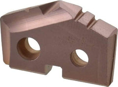 Allied Machine and Engineering - 21mm Diam x 5/32" Thick, Seat Code 1, 132° Included Angle Spade Drill Insert - AM200 Coated, Cobalt, Grade Super Cobalt, Series GEN2 T-A - Apex Tool & Supply