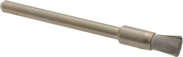 Anderson - 3/16" Brush Diam, Crimped, End Brush - 1/8" Diam Shank, 25,000 Max RPM - Apex Tool & Supply