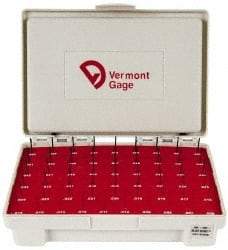 Vermont Gage - 55 Piece, 0.006-0.06 Inch Diameter Plug and Pin Gage Set - Plus 0.0002 Inch Tolerance, Class ZZ - Apex Tool & Supply