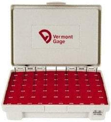 Vermont Gage - 55 Piece, 0.006-0.06 Inch Diameter Plug and Pin Gage Set - Plus 0.0002 Inch Tolerance, Class ZZ - Apex Tool & Supply