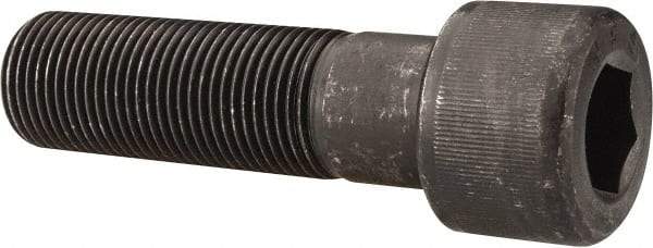 Value Collection - 1-12 UNF Hex Socket Drive, Socket Cap Screw - Alloy Steel, Black Oxide Finish, Partially Threaded, 3-1/2" Length Under Head - Apex Tool & Supply