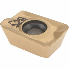 Iscar - ADKT150516 HM Grade IC528 Carbide Milling Insert - TiCN/TiN Finish, 0.2205" Thick, 1.6mm Corner Radius - Apex Tool & Supply