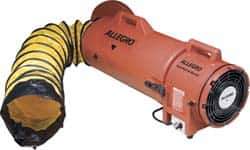 Allegro - 831 CFM, Electrical AC Axial Blower Kit - 8 Inch Inlet/Outlet, 0.33 HP, 115 Max Voltage Rating - Apex Tool & Supply