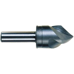 M.A. Ford - 1-1/2" Head Diam, 3/4" Shank Diam, 3 Flute 100° High Speed Steel Countersink - 3-7/8" OAL - Apex Tool & Supply