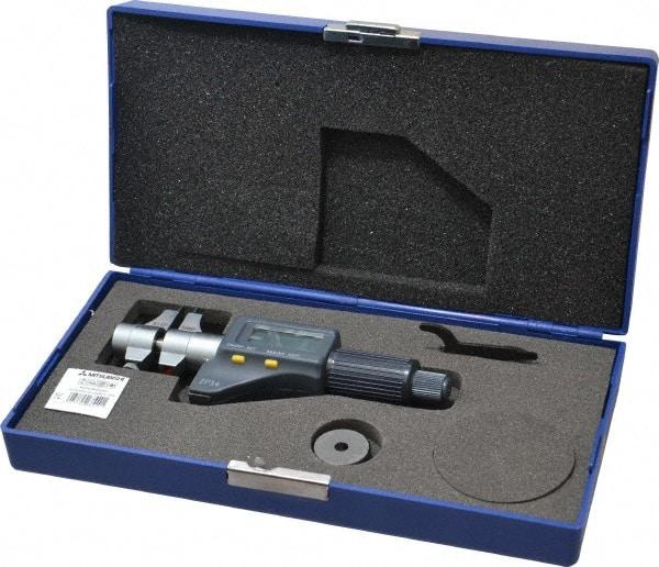 Fowler - 0.2" to 1.2", IP54 & IP40, Electronic Inside Micrometer - 0.00005" Resolution, 0.00025" Accuracy - Apex Tool & Supply