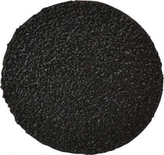 3M - 2" Disc Diam, 50 Grit, Zirconia Alumina Quick Change Disc - Type R Attaching System, Coated, Black, Coarse Grade, 25,000 RPM, 501C Series - Apex Tool & Supply