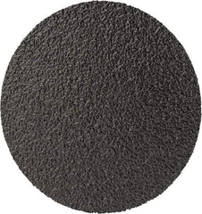 3M - 2" Disc Diam, 80 Grit, Zirconia Alumina Quick Change Disc - Type R Attaching System, Coated, Black, Medium Grade, 25,000 RPM, 501C Series - Apex Tool & Supply