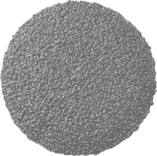 3M - 2" Disc Diam, 50 Grit, Zirconia Alumina Quick Change Disc - Type S Attaching System, Coated, Black, Coarse Grade, 25,000 RPM, 501C Series - Apex Tool & Supply