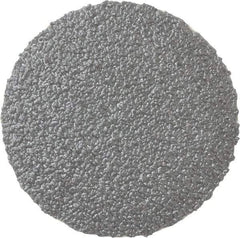 3M - 2" Disc Diam, 50 Grit, Zirconia Alumina Quick Change Disc - Type S Attaching System, Coated, Black, Coarse Grade, 25,000 RPM, 501C Series - Apex Tool & Supply