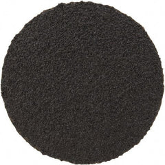 3M - 2" Disc Diam, 60 Grit, Zirconia Alumina Quick Change Disc - Type S Attaching System, Coated, Black, Medium Grade, 25,000 RPM, 501C Series - Apex Tool & Supply